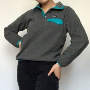 Patagonia snap-T pullover fleece.